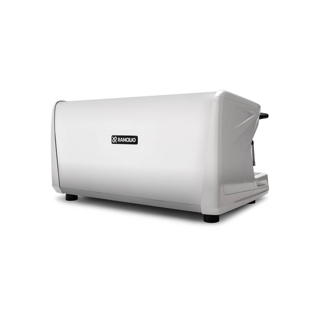 Ekspres trzygrupowy do kawy Classe 7 USB Wysoka Grupa w kolorze białym - tył, prawy bok