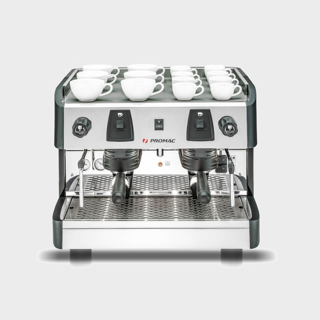 Ekspres dwugrupowy do kawy Promac Compact PU - przód
