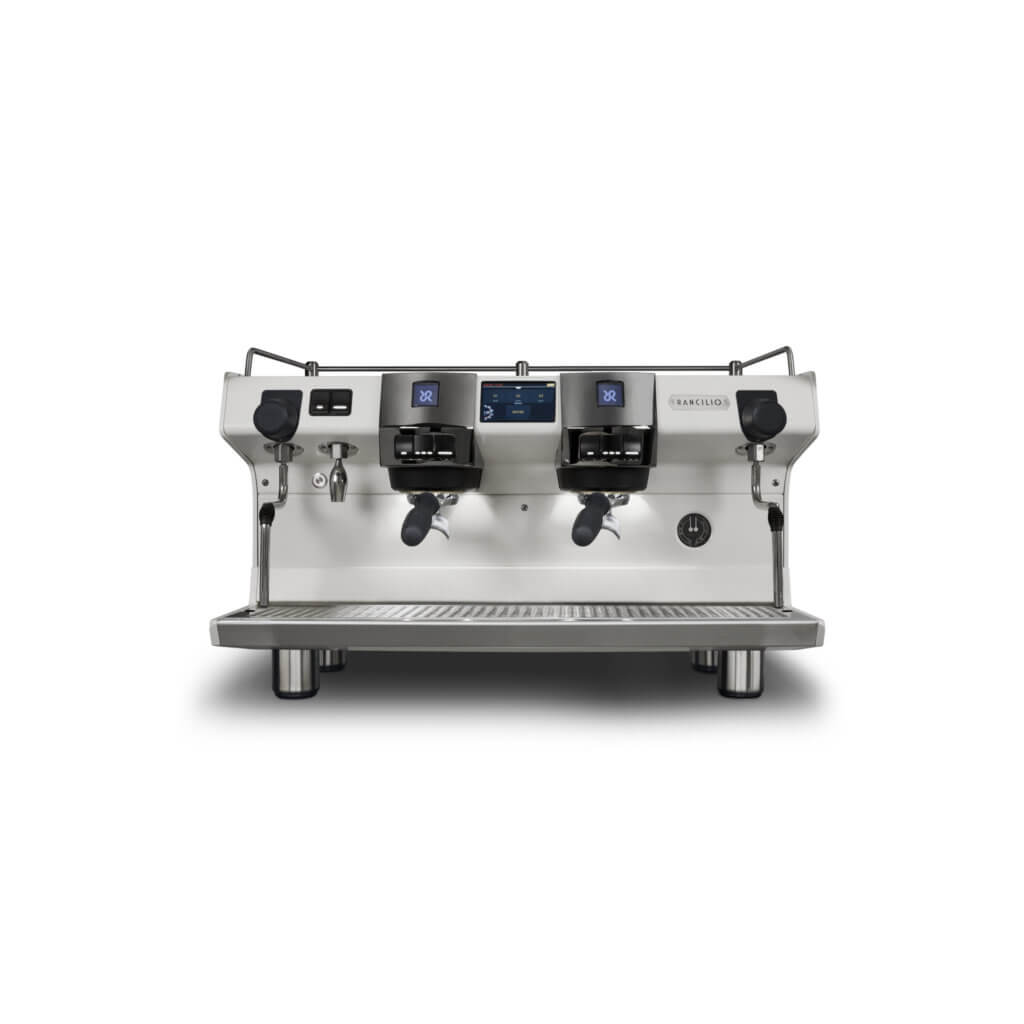 Ekspres dwugrupowy do kawy Invicta w kolorze białym - przód