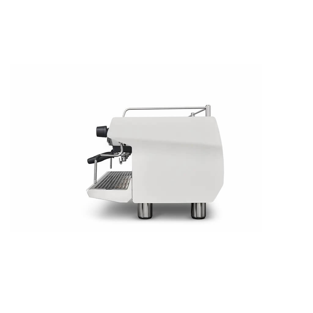 Ekspres trzygrupowy do kawy Invicta w kolorze białym - lewy bok