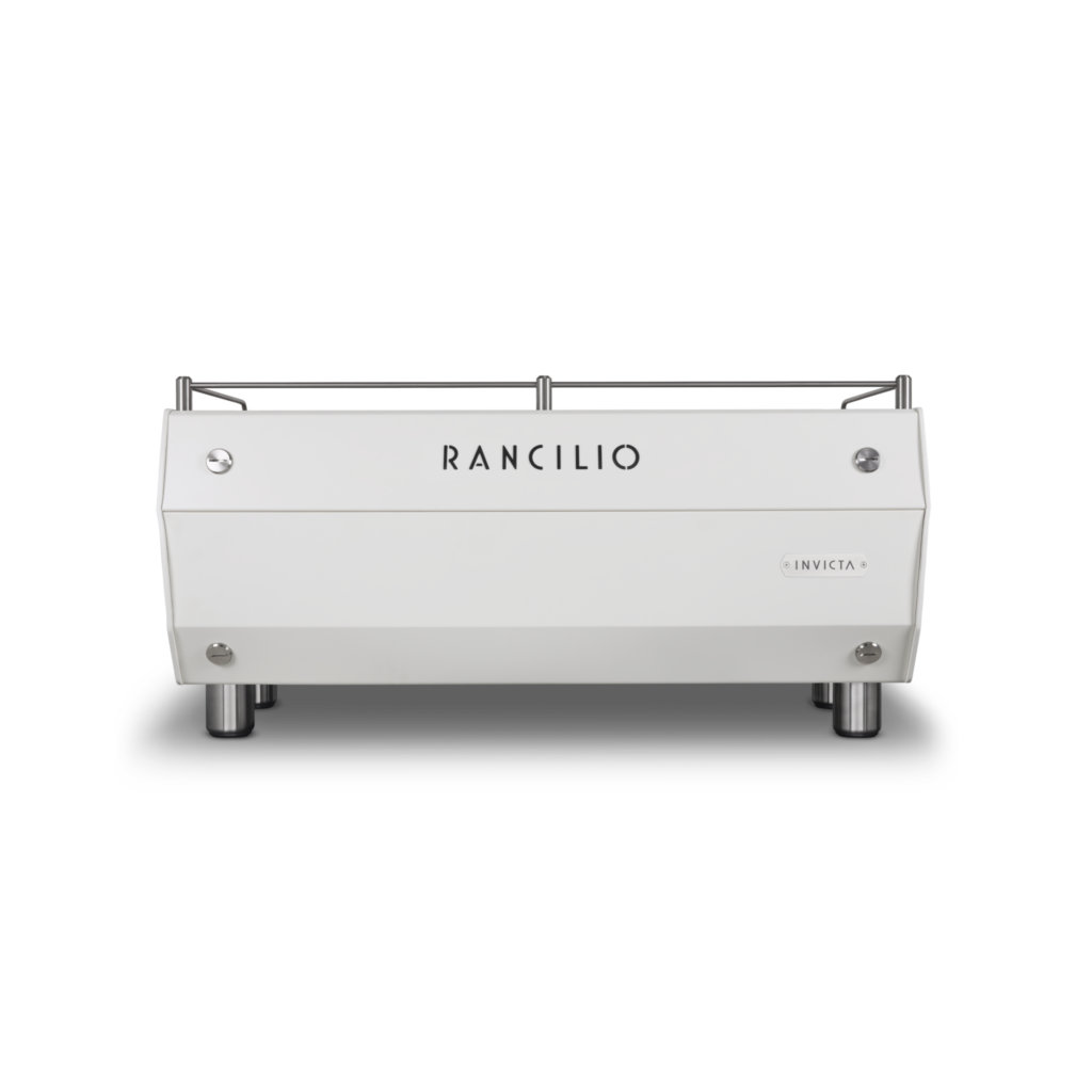 Ekspres trzygrupowy do kawy Invicta w kolorze białym - tył