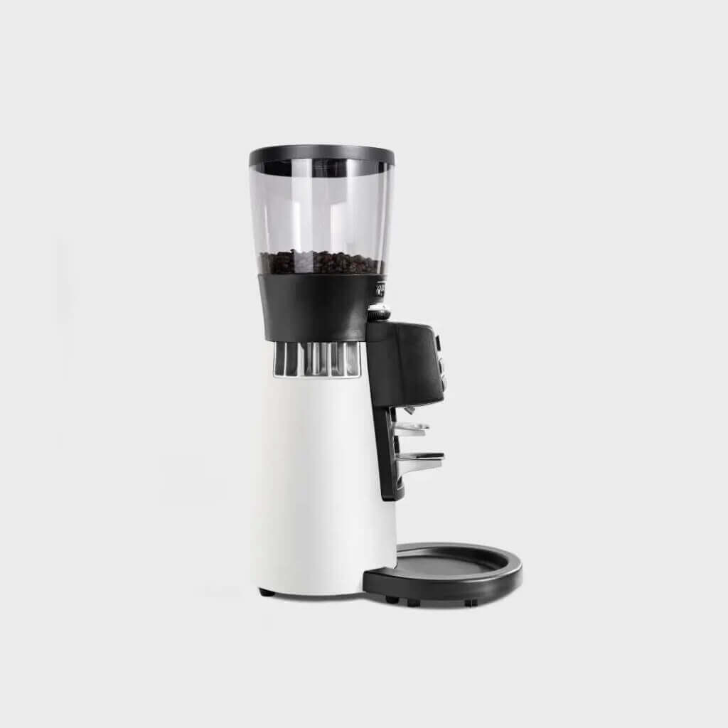 Młynek do kawy Kryo Evo 65 OD w kolorze białym - prawy bok