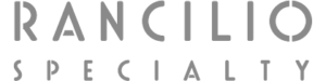 Logo Rancilio Speciality w kolorze szarym