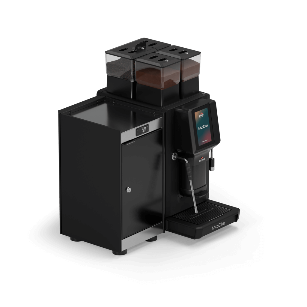 Ekspres do kawy MoDe Pro Milk - przód, prawy bok