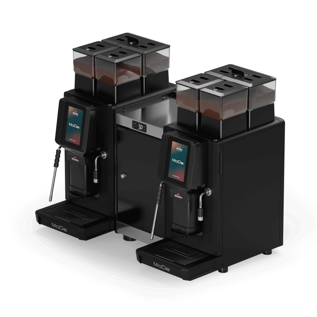 Ekspres do kawy MoDe X2 Pro Milk - przód, lewy bok