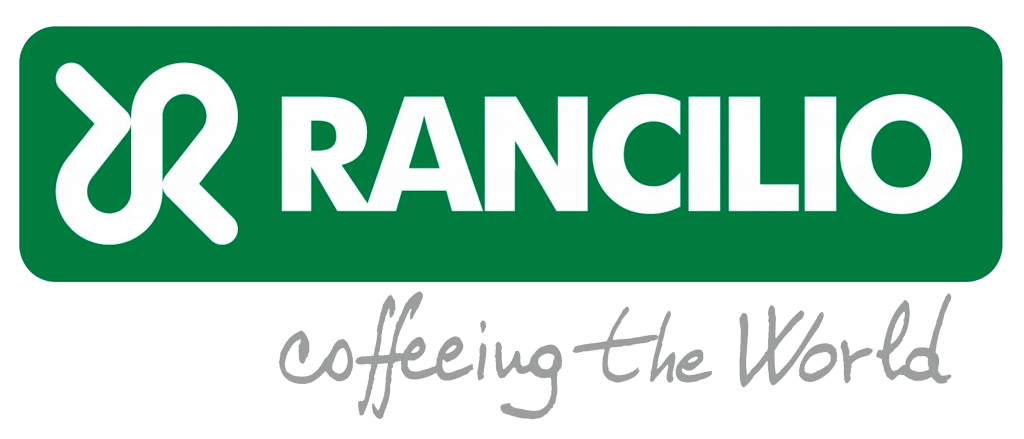 Logo Rancilio z napisem “Coffeeing the World” - nowe tysiąclecie