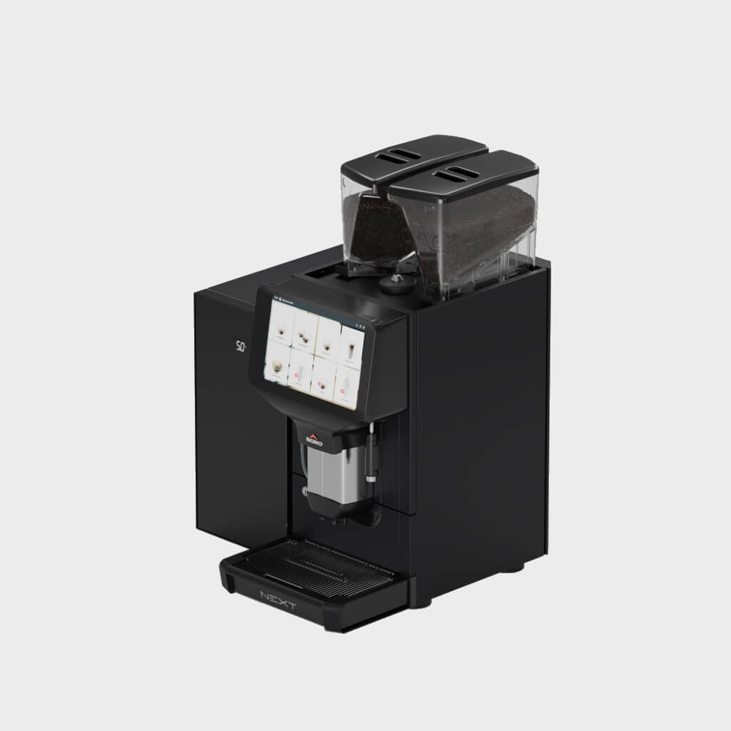 Ekspres do kawy Next Quick Milk - przód, lewy bok