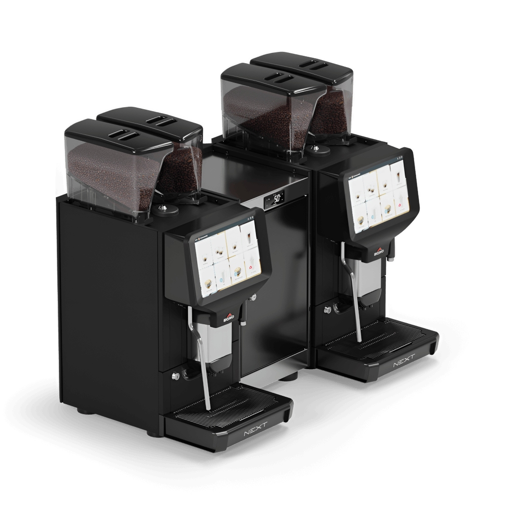 Ekspres do kawy Next X2 NMS+ - przód, prawy bok