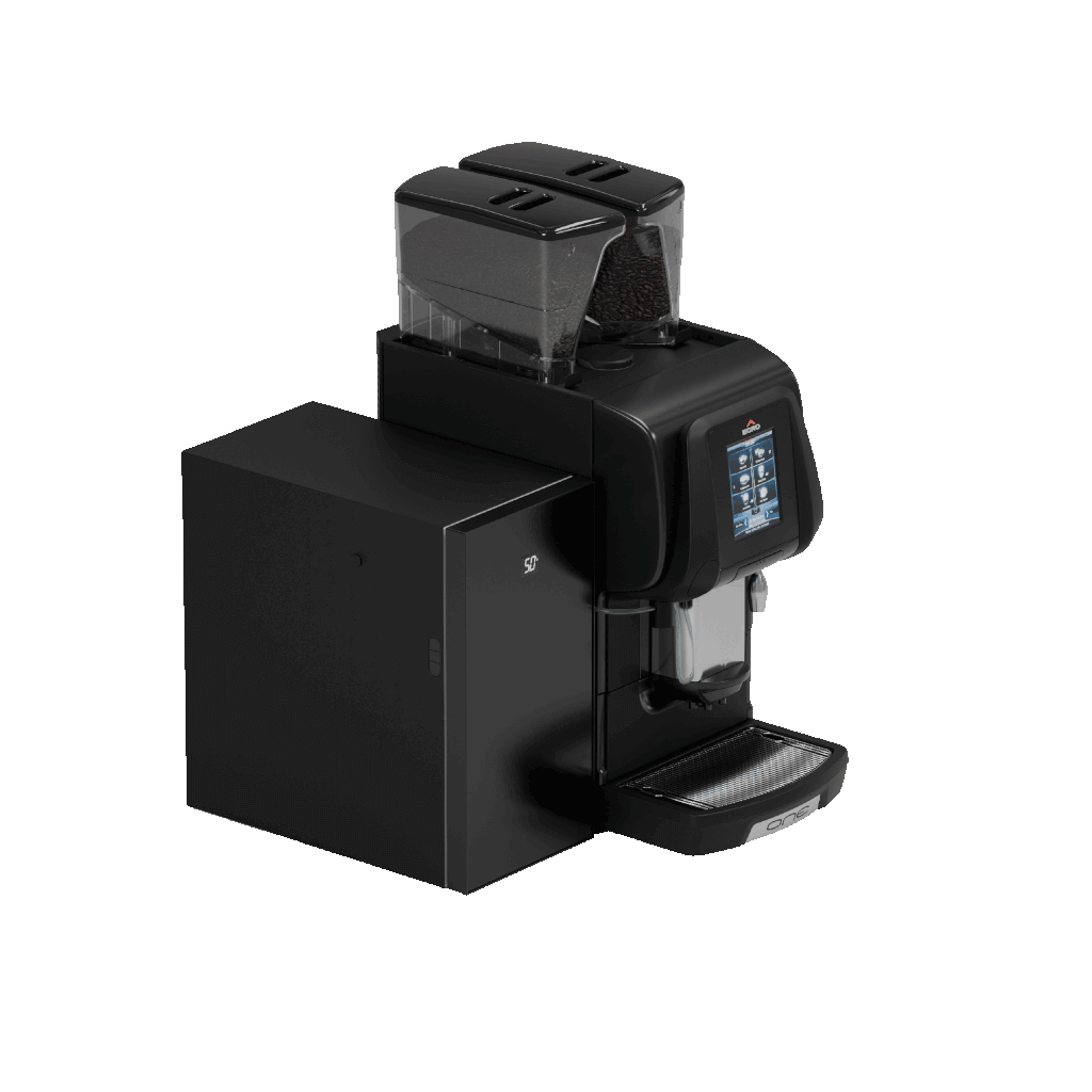 Ekspres do kawy One Touch Quick Milk - przód, prawy bok