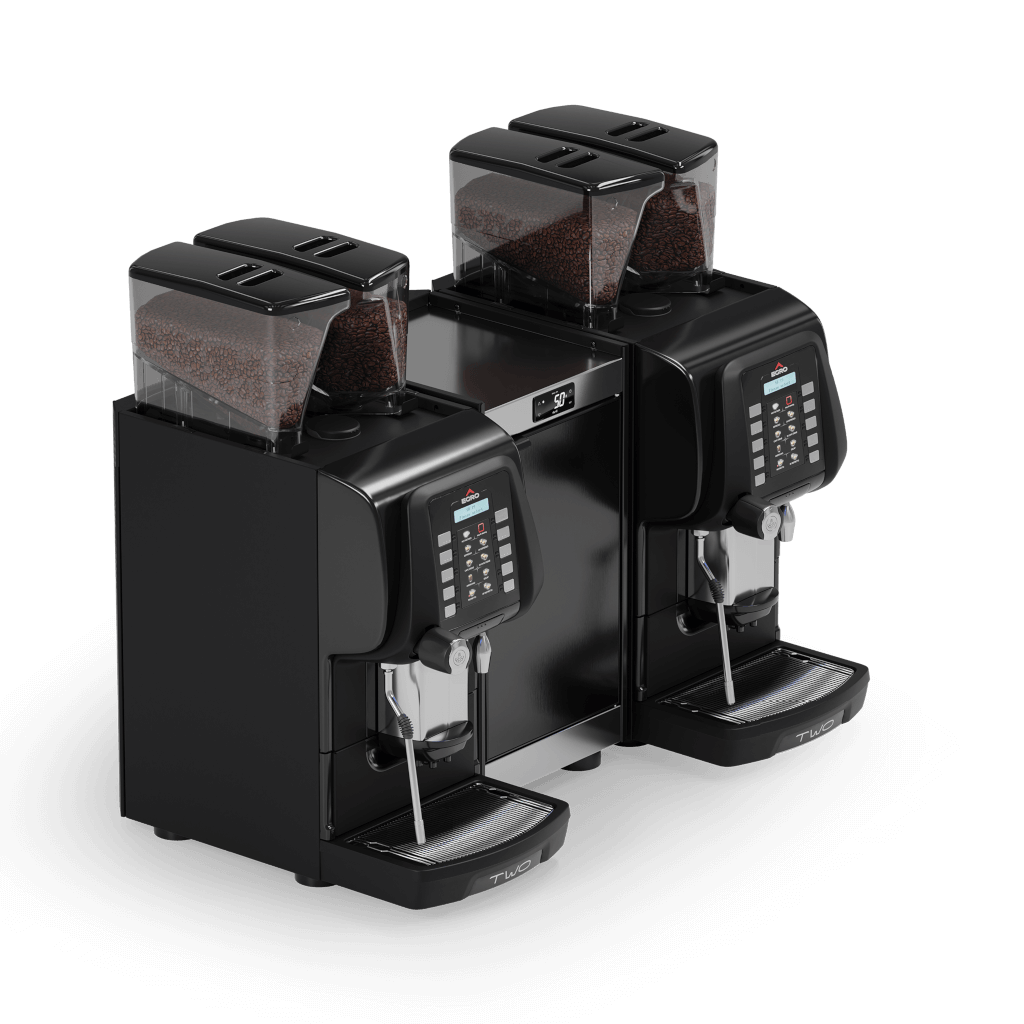 Ekspres do kawy One Keypad Two Top Milk - przód, prawy bok