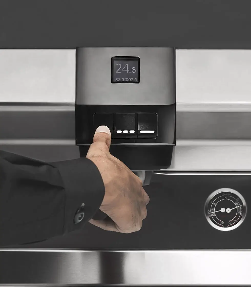 Głowica grupy z dedykowanym wyświetlaczem