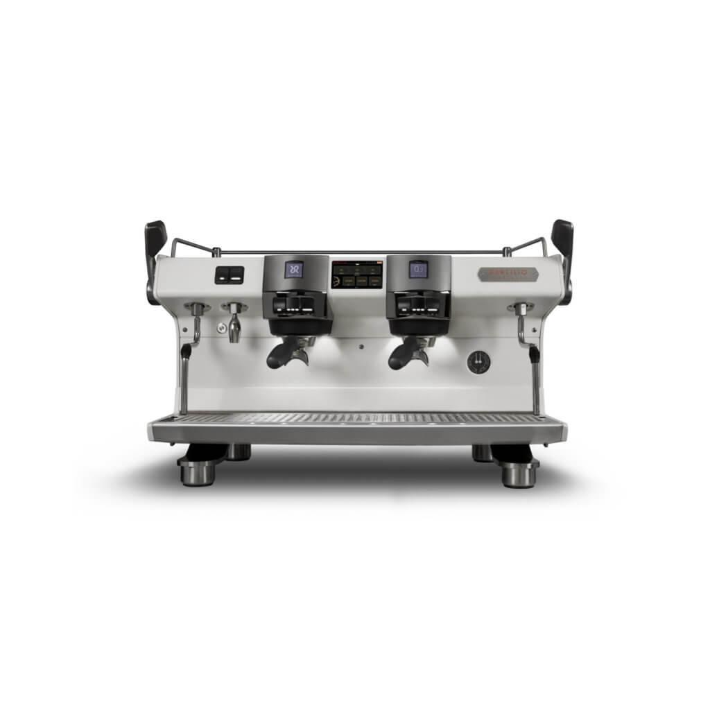 Ekspres dwugrupowy do kawy Invicta w kolorze białym - przód