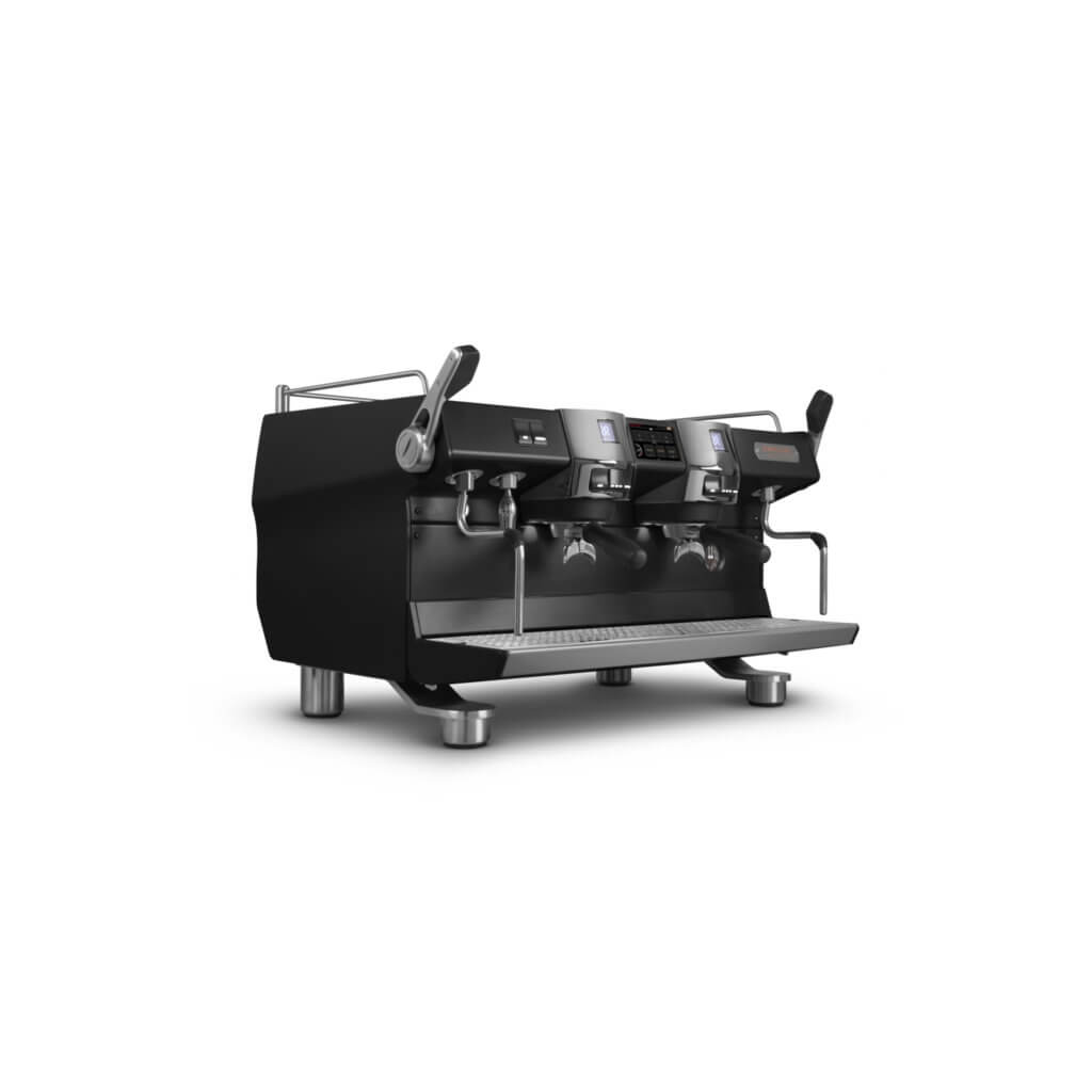 Ekspres dwugrupowy do kawy Invicta w kolorze czarnym - przód, prawy bok