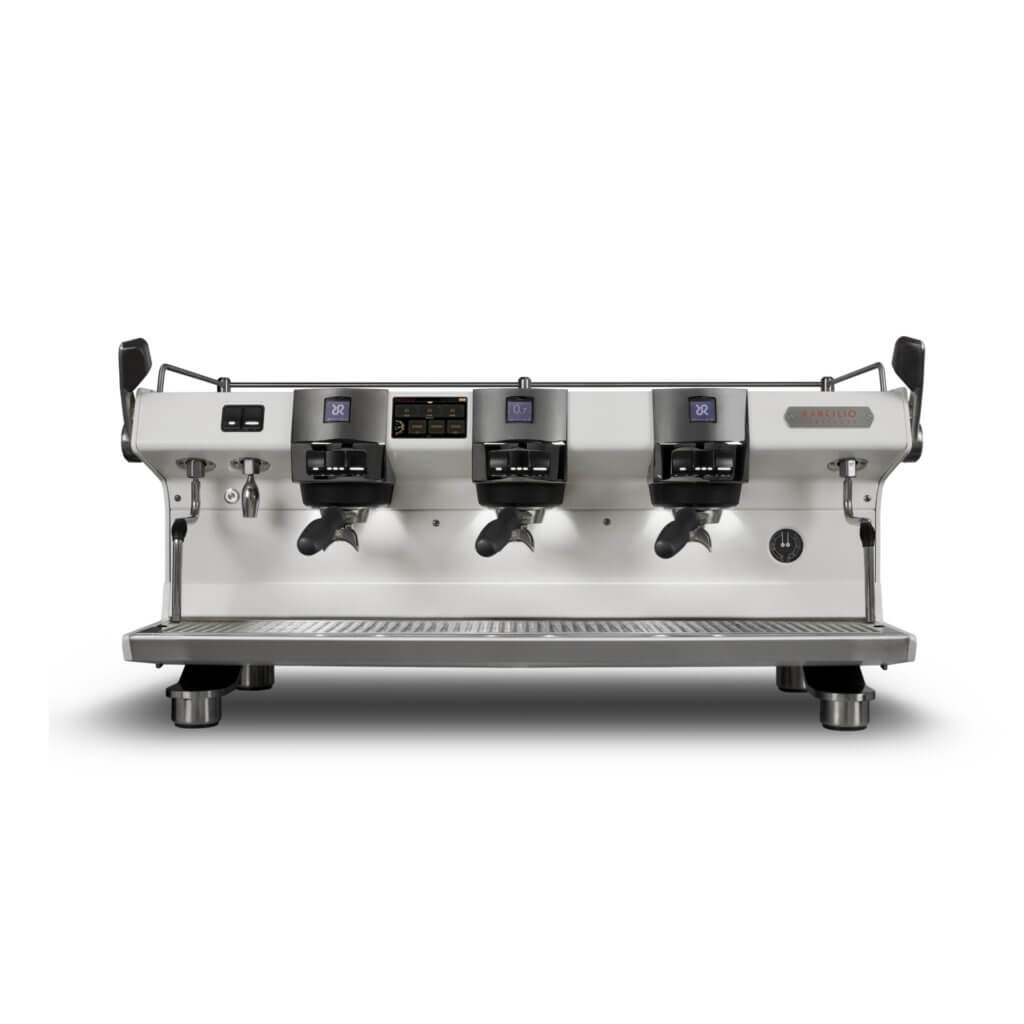 Ekspres trzygrupowy do kawy Invicta w kolorze białym - przód