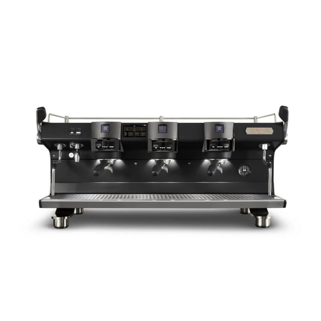 Ekspres trzygrupowy do kawy Invicta w kolorze czarnym - przód