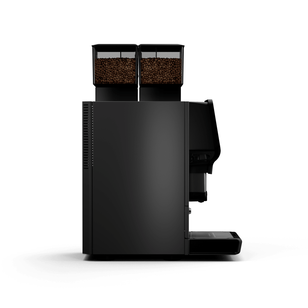 Ekspres do kawy Touch Coffee z wbudowaną chłodziarką do kawy - prawy bok